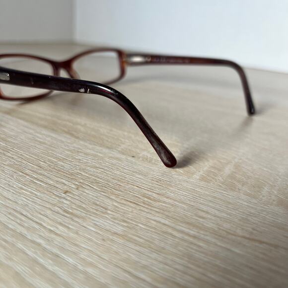 Prada VPR 15F 0AW-1O1 Eyeglasses Amber Frame PARTS ONLY 51-17-135 - Picture 9 of 11